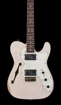 Fender Custom Shop Limited Edition 1964 "Bobbed" Telecaster Thinline Relic - Aged White Blonde #75376