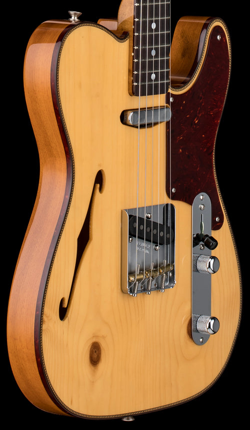 Fender Custom Artisan Knotty Pine Telecaster Thinline - Aged Natural #76548