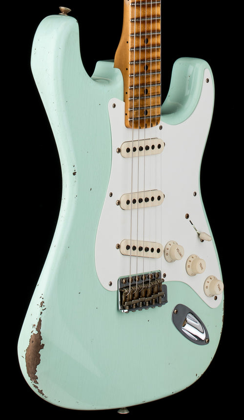 Fender Custom Shop 1958 Stratocaster Relic - Super Faded Aged Surf Green #77735