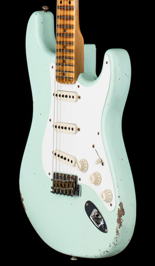 Fender Custom Shop 1958 Stratocaster Relic - Super Faded Aged Surf Green #77735