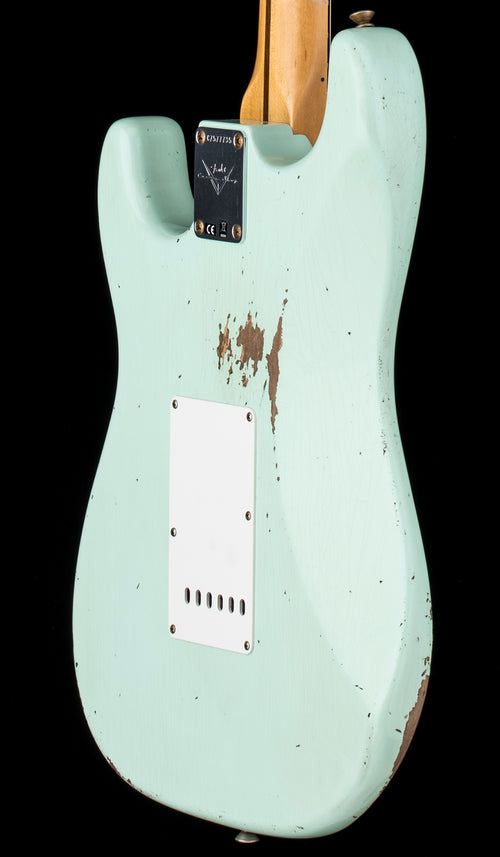 Fender Custom Shop 1958 Stratocaster Relic - Super Faded Aged Surf Green #77735