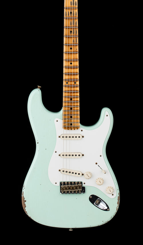 Fender Custom Shop 1958 Stratocaster Relic - Super Faded Aged Surf Green #77735