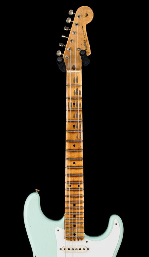 Fender Custom Shop 1958 Stratocaster Relic - Super Faded Aged Surf Green #77735