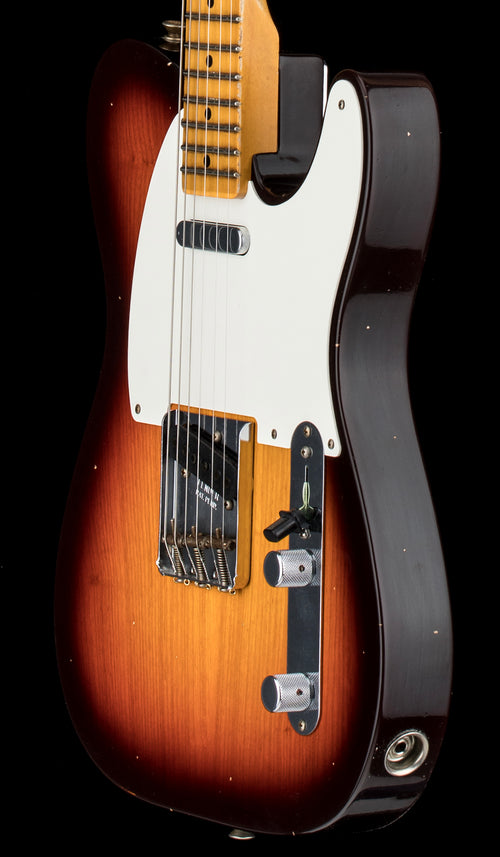 Fender Custom Shop 1958 Telecaster Journeyman Relic - Wide-Fade Chocolate 3-Color Sunburst #72735