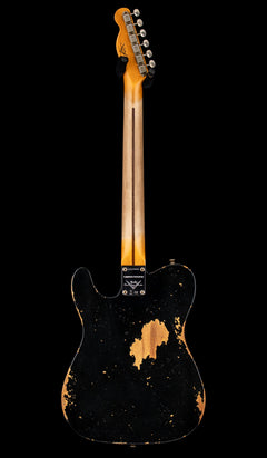 Fender Custom Shop Limited Edition Cunife Blackguard Telecaster Heavy Relic - Aged Black #79542