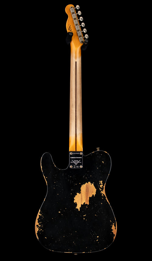 Fender Custom Shop Limited Edition Cunife Blackguard Telecaster Heavy Relic - Aged Black #79542