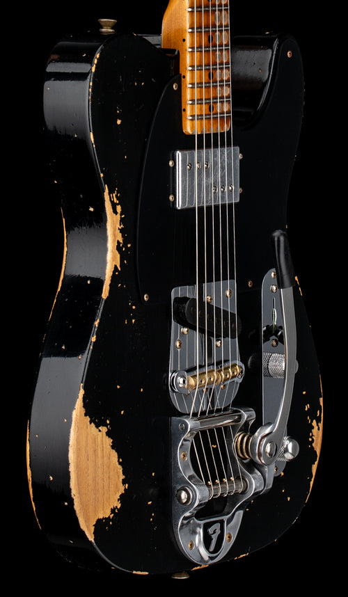 Fender Custom Shop Limited Edition Cunife Blackguard Telecaster Heavy Relic - Aged Black #79542