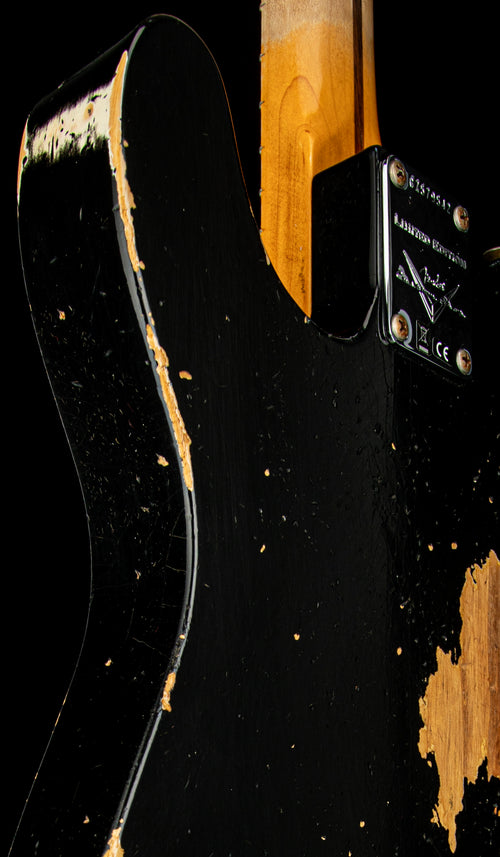 Fender Custom Shop Limited Edition Cunife Blackguard Telecaster Heavy Relic - Aged Black #79542