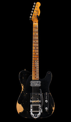 Fender Custom Shop Limited Edition Cunife Blackguard Telecaster Heavy Relic - Aged Black #79542