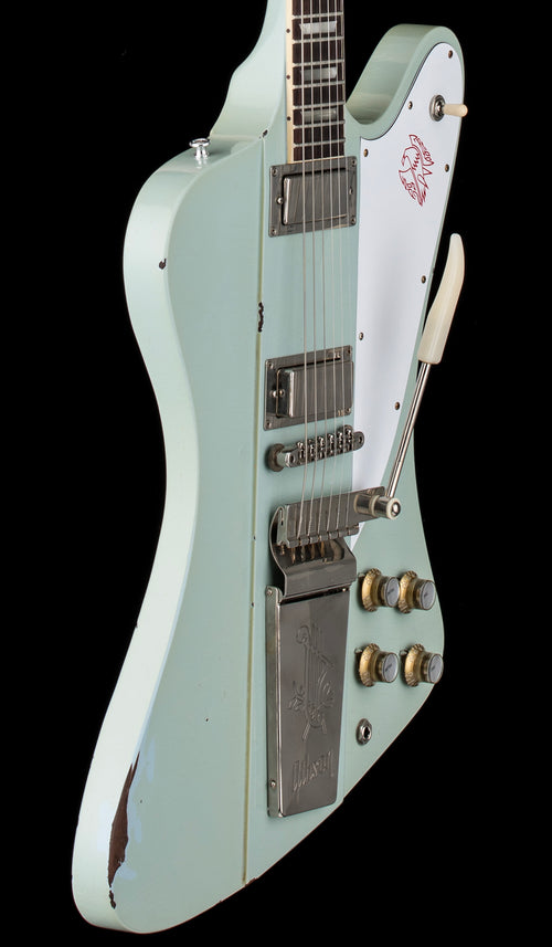 Gibson Custom Shop 1963 Firebird V with Maestro Vibrola - Murphy Lab Heavy Aged Antique Frost Blue #01933