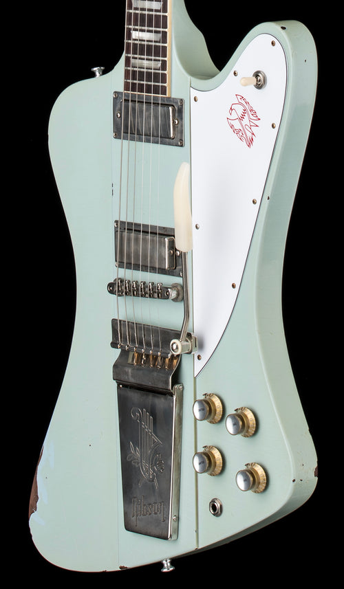 Gibson Custom Shop 1963 Firebird V with Maestro Vibrola - Murphy Lab Heavy Aged Antique Frost Blue #01933