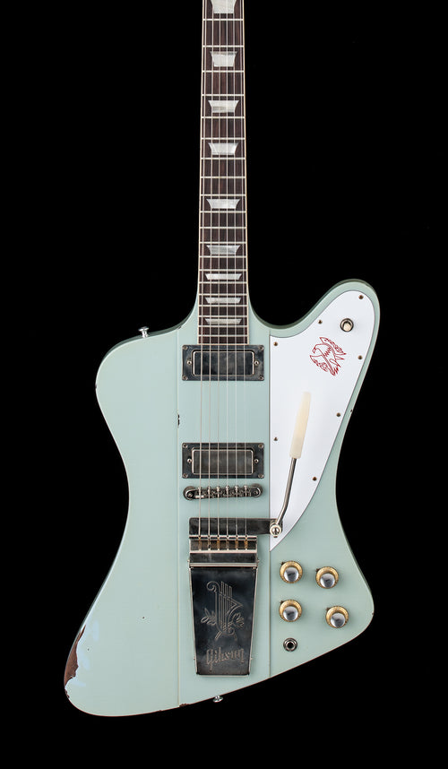 Gibson Custom Shop 1963 Firebird V with Maestro Vibrola - Murphy Lab Heavy Aged Antique Frost Blue #01933