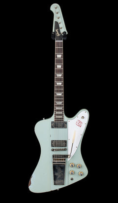 Gibson Custom Shop 1963 Firebird V with Maestro Vibrola - Murphy Lab Heavy Aged Antique Frost Blue #01933