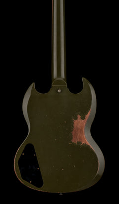 Gibson Custom Shop M2M 1961 SG Standard Striped Murphy Lab Heavy Aged - Olive Drab #00321