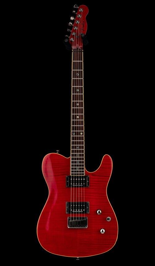 Used Fender Special Edition Custom Telecaster FMT HH - Crimson Red Transparent #21994 with Hard Case