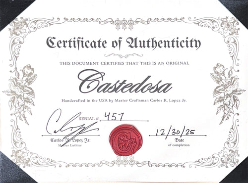 Castedosa Guitars Marianna Semi-Hollow Koa - Aged Natural #457