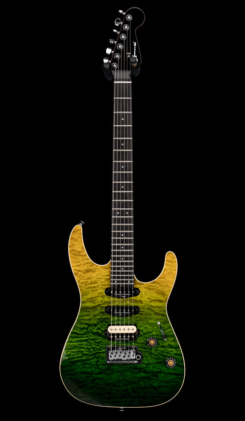 Charvel Pro-Mod Plus Dinky DK24 HSS 2PT QM - Zombie Fade #00486