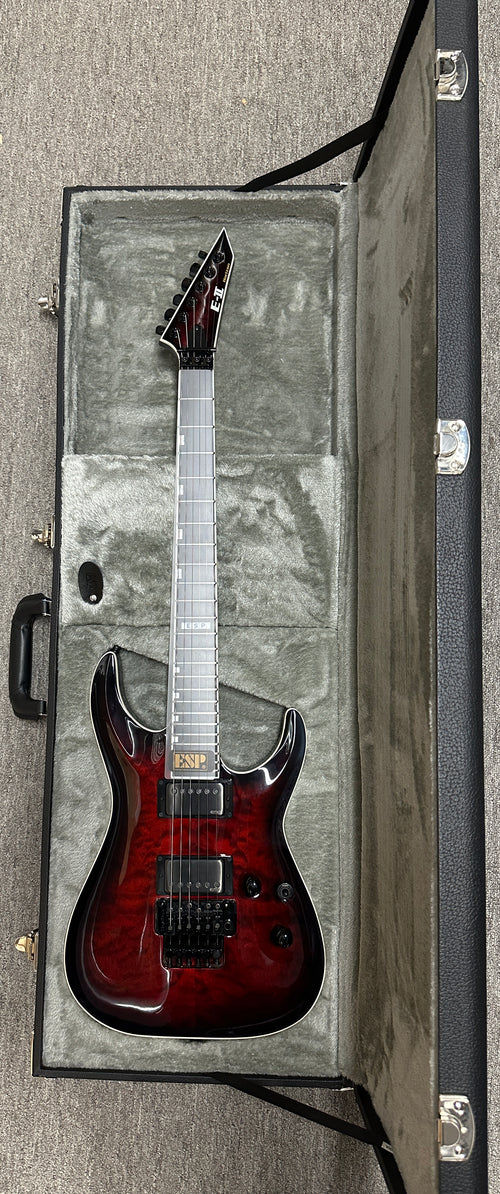 ESP E-II Horizon FR-II - See Thru Black Cherry Sunburst #ES2141243 (Factory Demonstration Model)