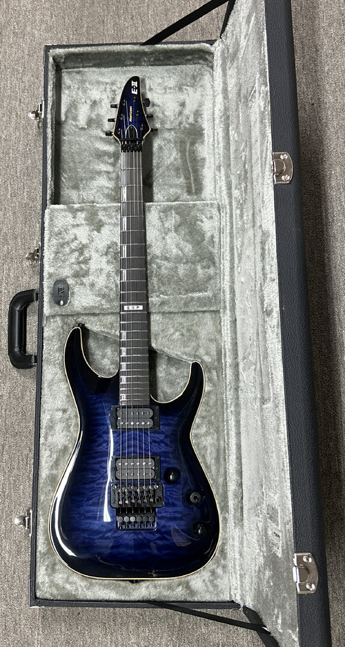 ESP E-II Horizon FR - Reindeer Blue #ES0832243 (Factory Demonstration Model)