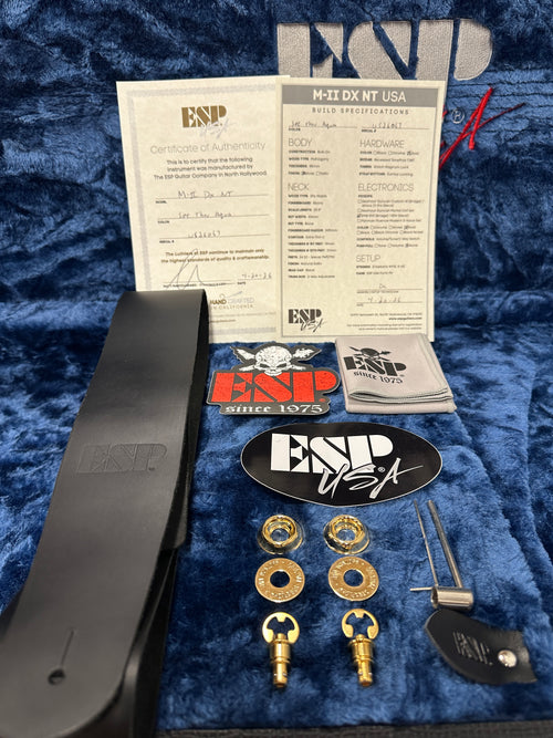 ESP M-II DX NT USA - See Thru Aqua #26063