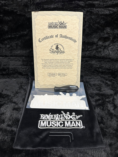 Ernie Ball Music Man 50th Anniversary StingRay Special- Molten Gold #12306