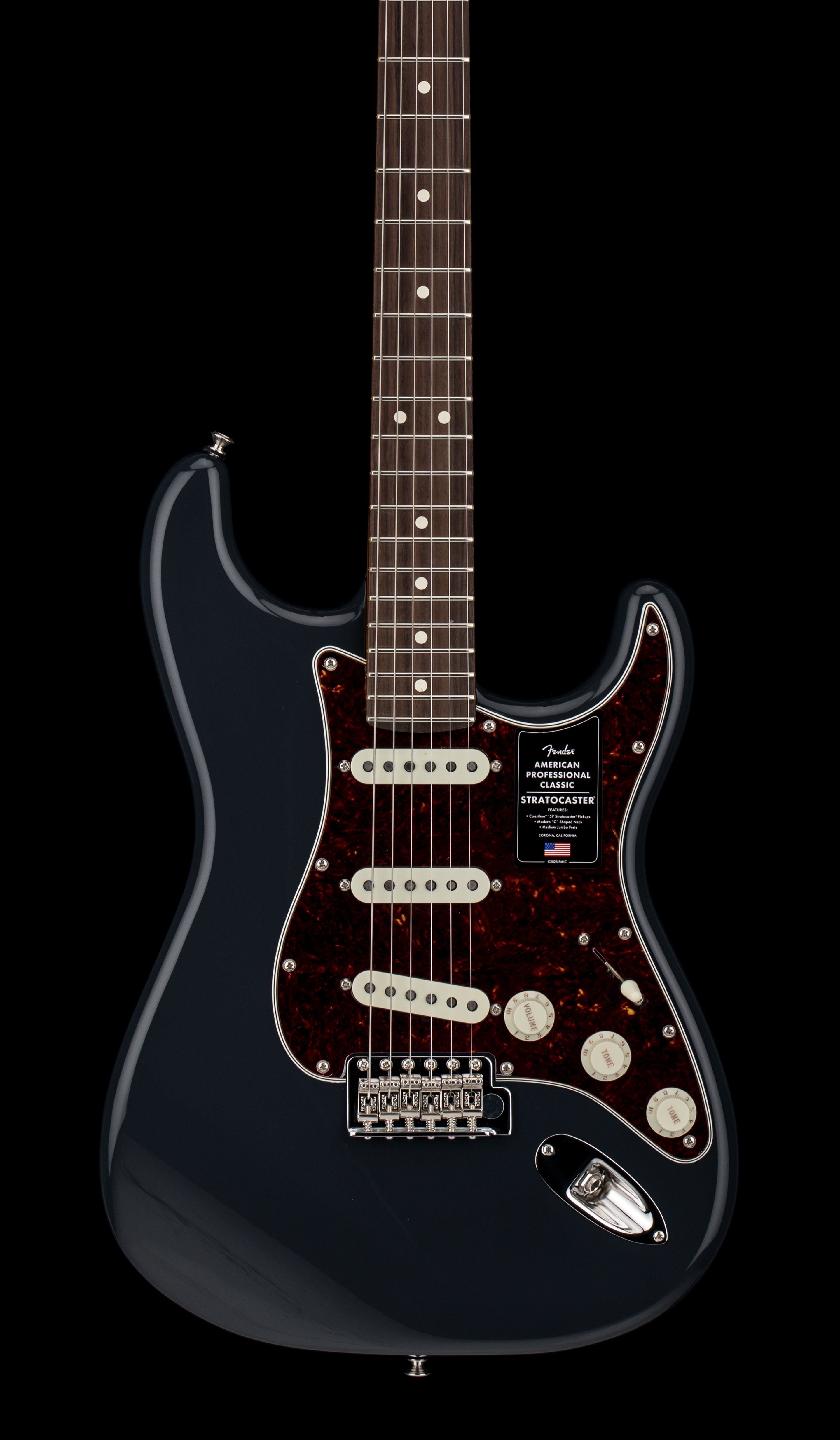 ギター Fender USA American Standard Stratcaster Fender American Professional Classic Stratocaster - Faded Black