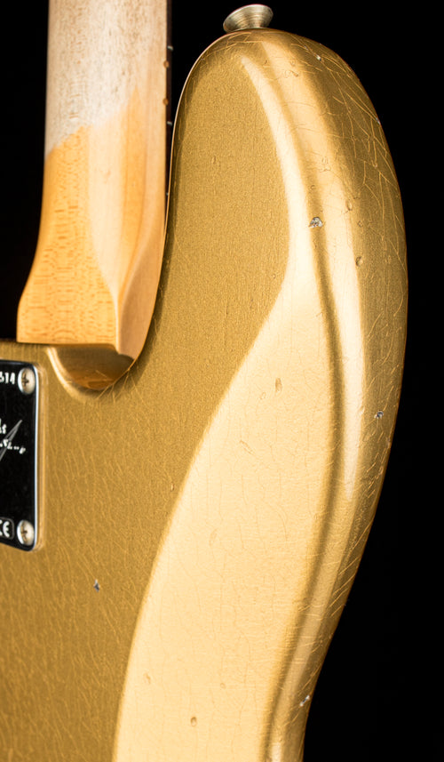 Fender Custom Shop 1963 Jazz Bass Journeyman Relic - Aged Aztec Gold #91514