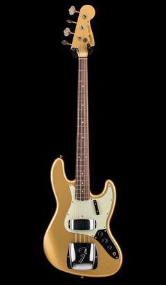 Fender Custom Shop 1963 Jazz Bass Journeyman Relic - Aged Aztec Gold #91514