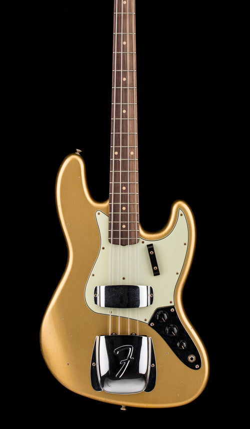 Fender Custom Shop 1963 Jazz Bass Journeyman Relic - Aged Aztec Gold #91514