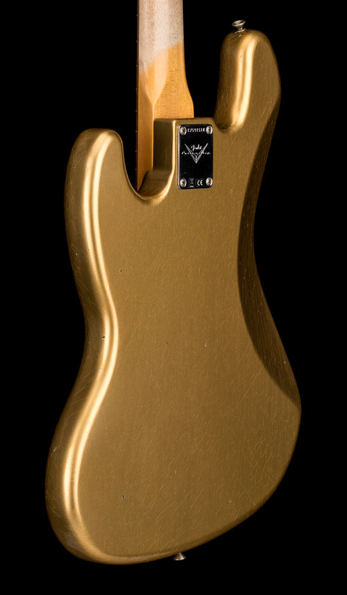 Fender Custom Shop 1963 Jazz Bass Journeyman Relic - Aged Aztec Gold #91514
