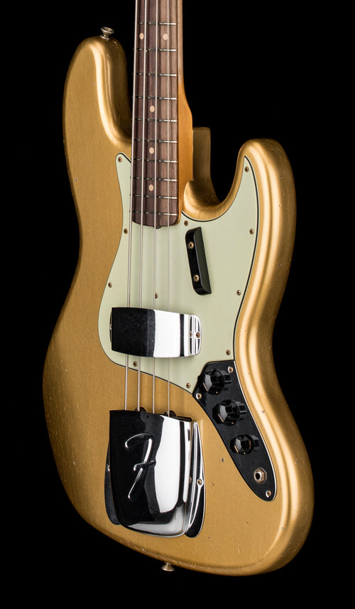 Fender Custom Shop 1963 Jazz Bass Journeyman Relic - Aged Aztec Gold #91514