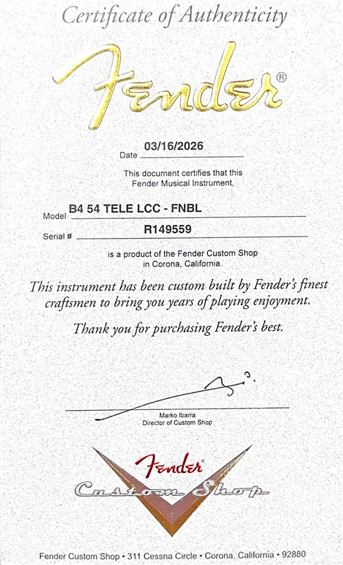 Fender Custom Shop 1954 Telecaster Deluxe Closet Classic - Faded Nocaster Blonde #49559