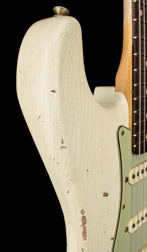 Fender Custom Shop 1962 Stratocaster Relic - Aged Olympic White #91558