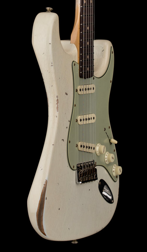 Fender Custom Shop 1962 Stratocaster Relic - Aged Olympic White #91558