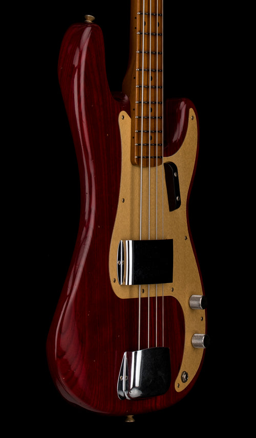 Fender Custom Shop Empire '58 Precision Bass Journeyman Relic - Aged Crimson Transparent #87935