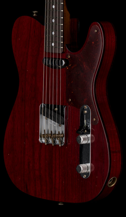 Fender Custom Shop Limited Edition Telecaster Custom Journeyman Relic - Aged Crimson Transparent #91563