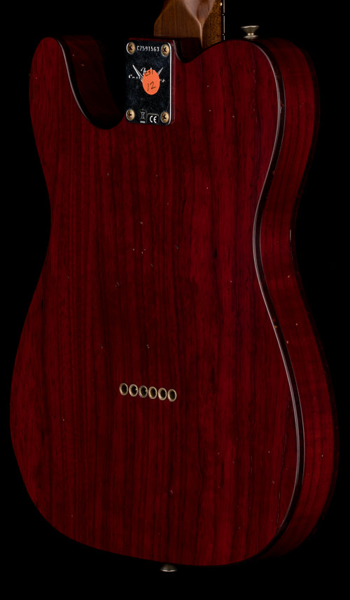 Fender Custom Shop Limited Edition Telecaster Custom Journeyman Relic - Aged Crimson Transparent #91563
