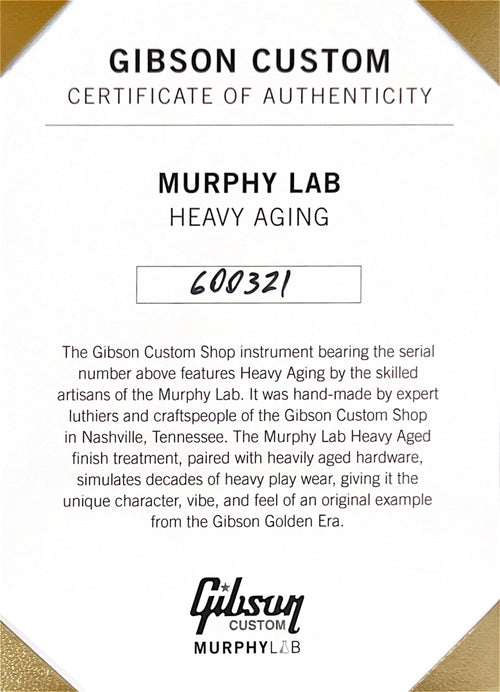 Gibson Custom Shop M2M 1961 SG Standard Striped Murphy Lab Heavy Aged - Olive Drab #00321