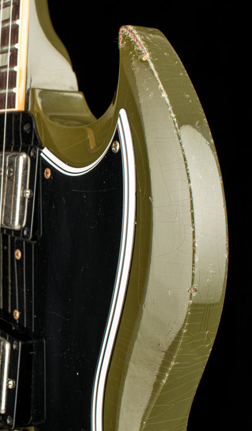 Gibson Custom Shop M2M 1961 SG Standard Striped Murphy Lab Heavy Aged - Olive Drab #00321