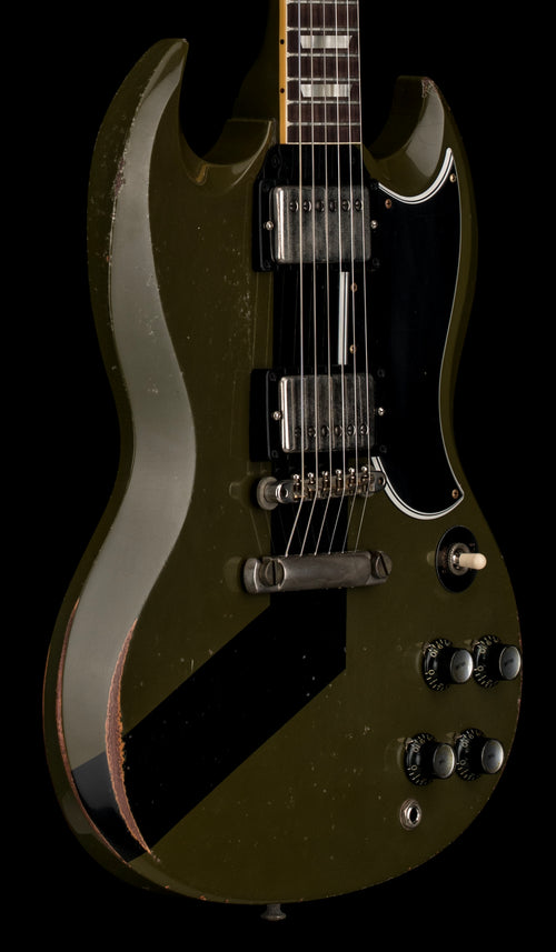 Gibson Custom Shop M2M 1961 SG Standard Striped Murphy Lab Heavy Aged - Olive Drab #00321