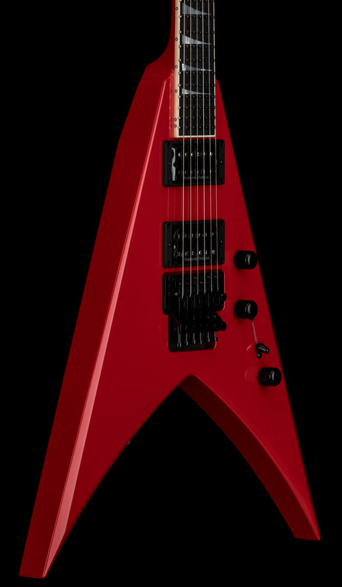 Jackson Custom Shop Korina King V 2H FR - Ferrari Red #11449 (Empire Music Spec)