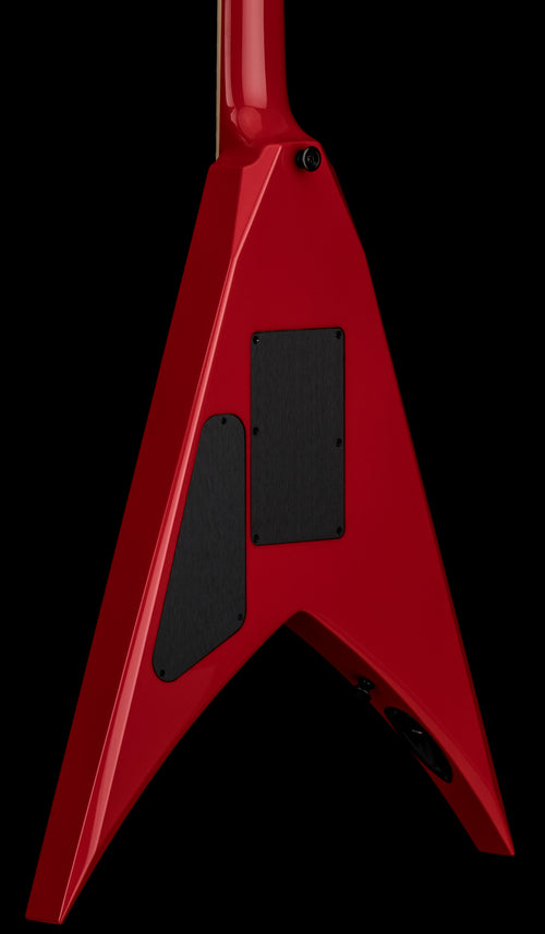 Jackson Custom Shop Korina King V 2H FR - Ferrari Red #11449 (Empire Music Spec)
