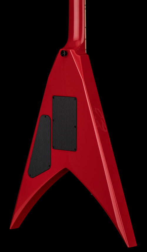 Jackson Custom Shop Korina King V 2H FR - Ferrari Red #11449 (Empire Music Spec)