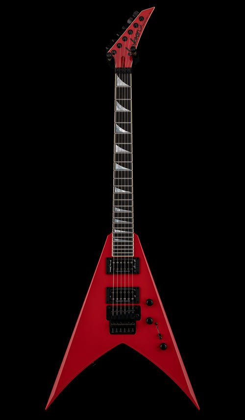 Jackson Custom Shop Korina King V 2H FR - Ferrari Red #11449 (Empire Music Spec)
