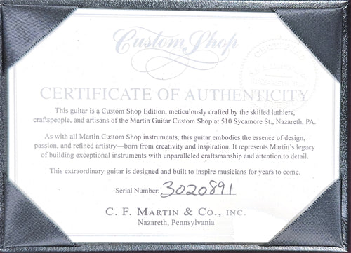 Martin Custom Shop 000-28 Style Adirondack Spruce/Guatemalan Rosewood - Cinnamon Teardrop Burst #20891 (Empire Music Spec)