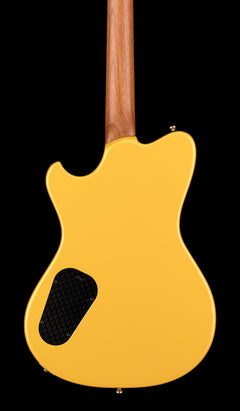Powers Electric A-Type FF42 - Jet Black with Saffron Stripes #B513