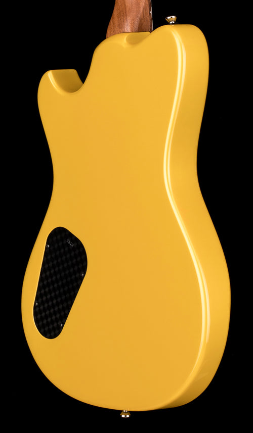 Powers Electric A-Type FF42 - Jet Black with Saffron Stripes #B513
