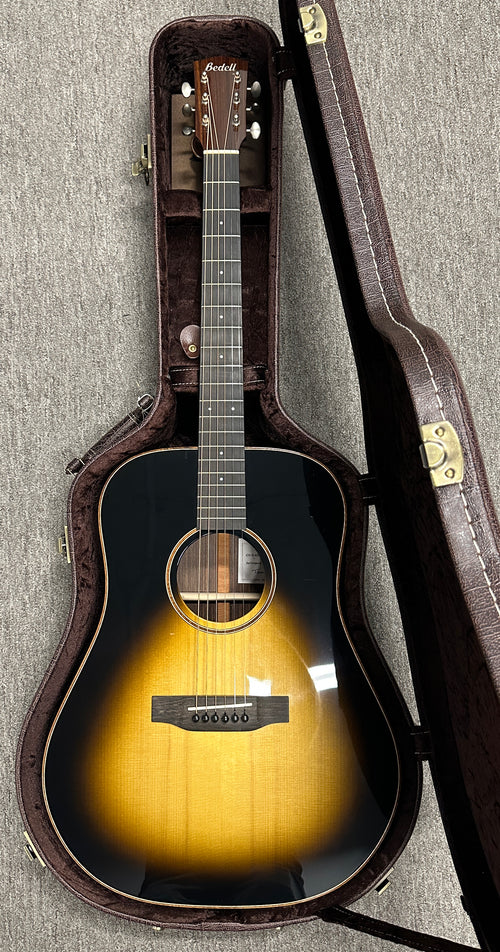 Used Bedell Coffee House Dreadnought (2023) - Espresso Burst #522013 with Original Hard Case