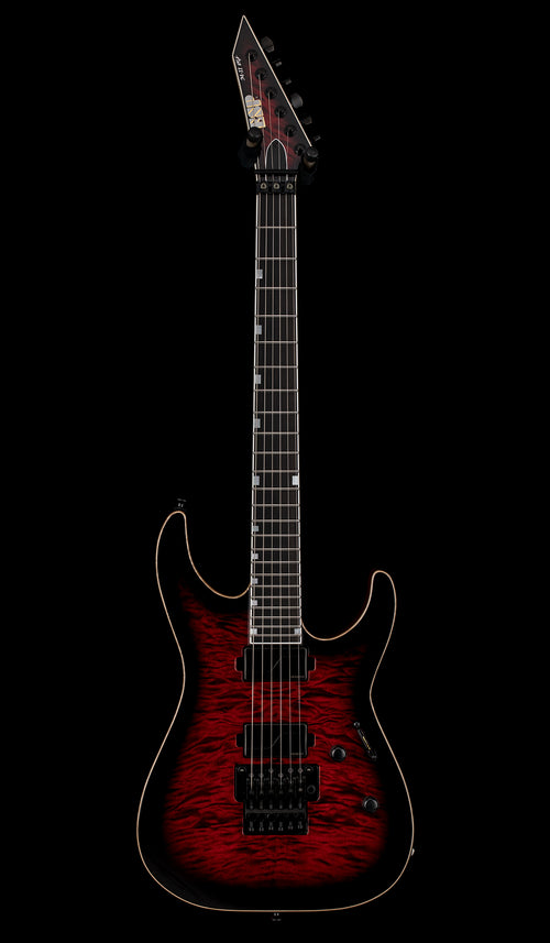 Used ESP M-II NTB FR USA (2025) - Black Cherry Sunburst #25086 with Original Hard Case