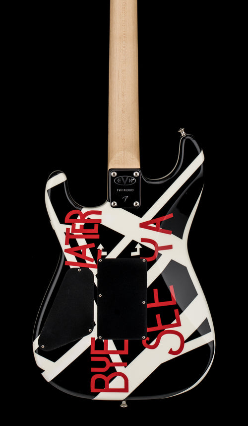 Used EVH Striped Series Circles (2014) - Black and White Crop Circles #00889